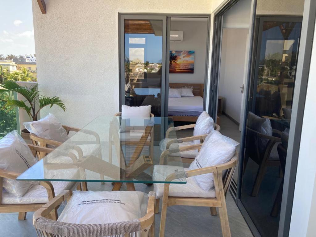 Splendide Penthouse Vue Mer A 5 Mn A Pied De La Plage Flic en Flac Ngoại thất bức ảnh