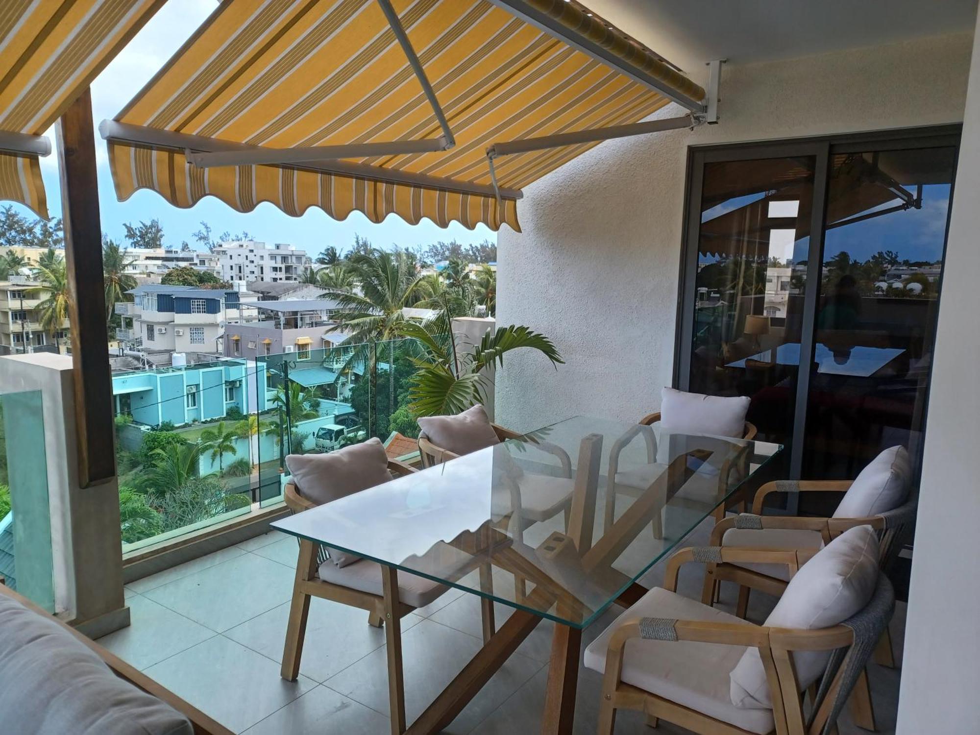 Splendide Penthouse Vue Mer A 5 Mn A Pied De La Plage Flic en Flac Ngoại thất bức ảnh